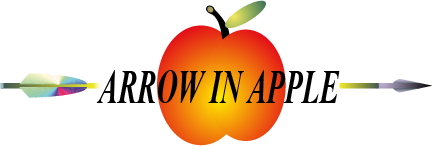 Das originale ARROW IN APPLE Logo