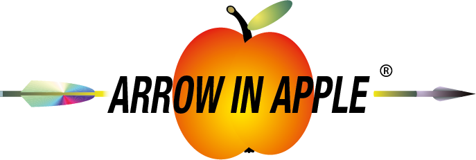 Das originale ARROW IN APPLE Logo